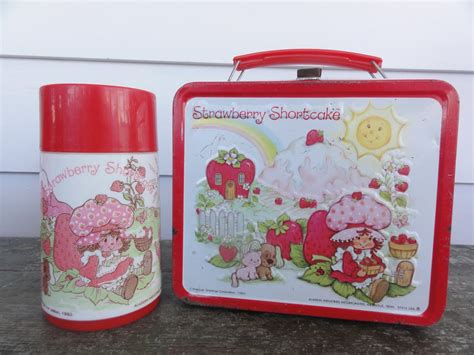 strawberry shortcake metal lunchbox